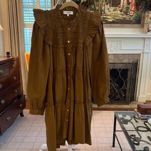 Sea New York Chocolate Long Sleeve Dress